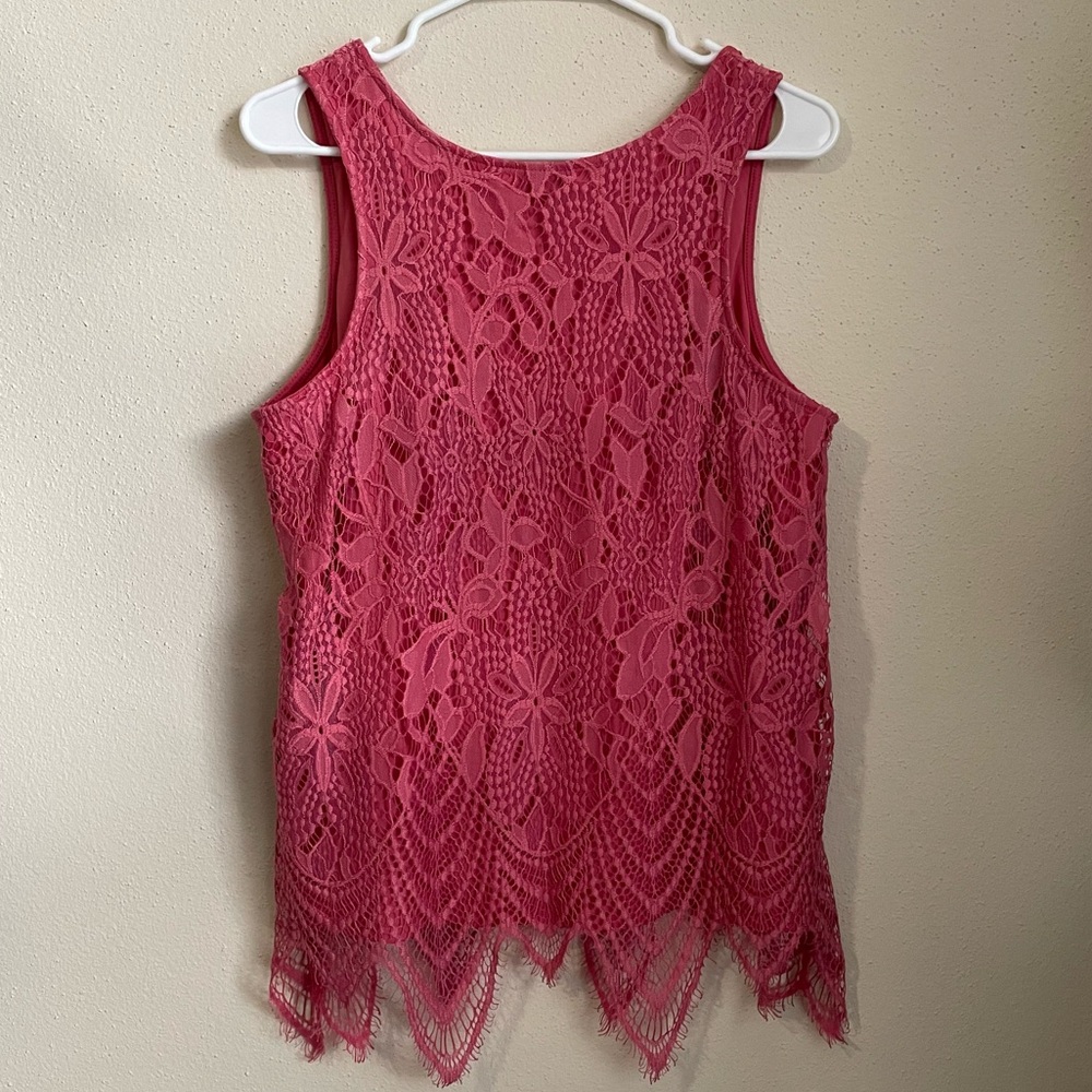 Buckle Daytrip Eyelash Lace Tank Top L - Picture 5 of 7